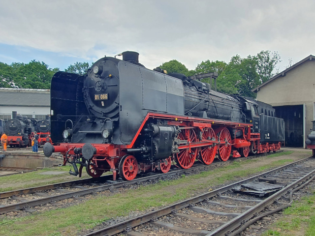 01 im Bayerischen Eisenbahnmuseum Nördlingen