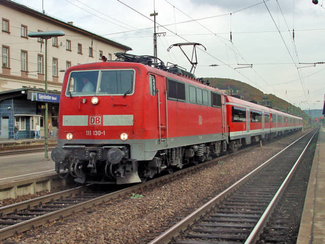 111 im Bhf Gem&uuml;nden(Main)