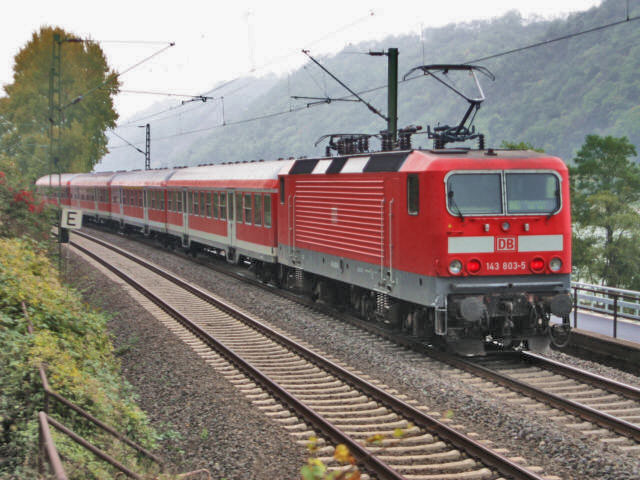 143 rechtsrheinische Strecke n&ouml;rdlich Lorchhausen