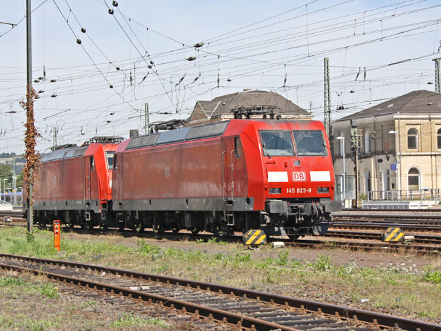 145 im Bhf Bebra