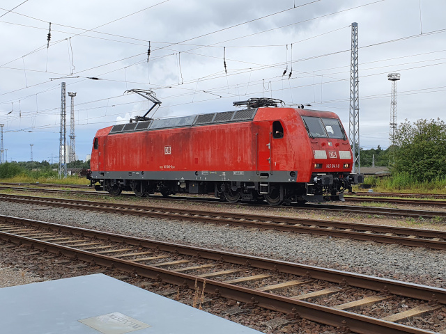 145 beim Hafen-Bhf Rostock