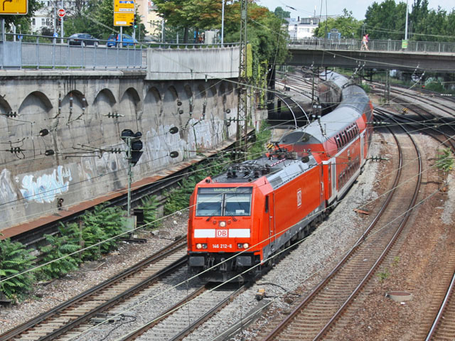 146 südlich des Bhfs Ludwigsburg