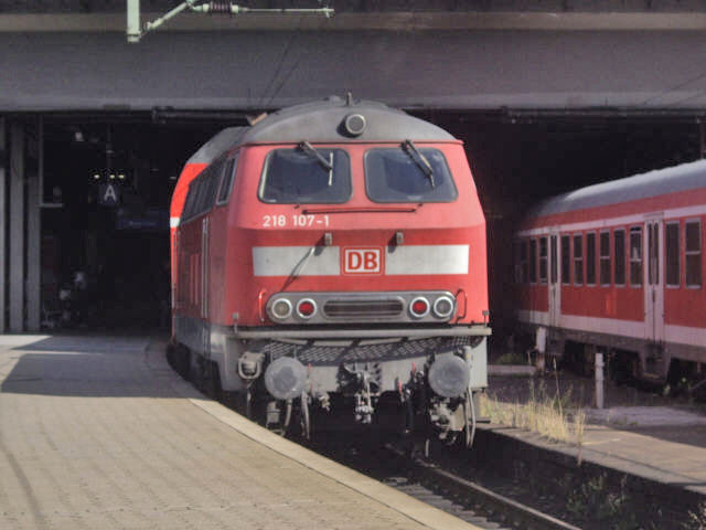 218 im Hbf Hamburg