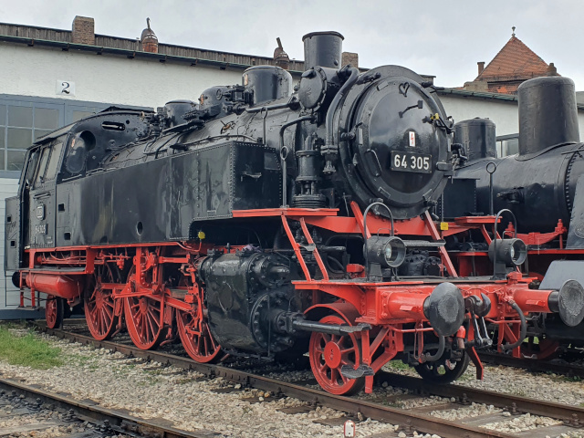 64 im Bayerischen Eisenbahnmuseum Nördlingen