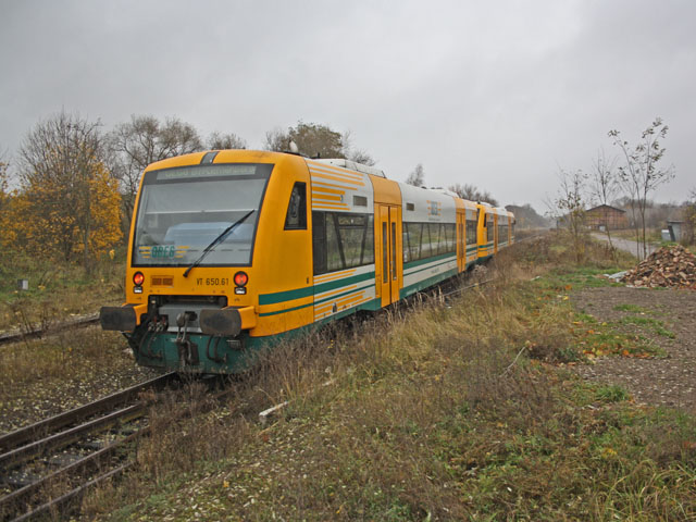 VT 650  im Bhf Seelow