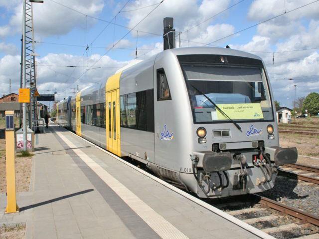 VT010  im Bhf Pasewalk