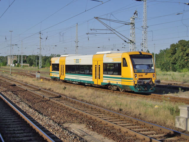 VT 650 im Bhf Neustrelitz